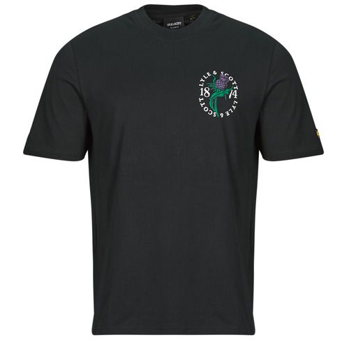 T-shirt uomo Lyle & Scott TS2105V nera, maniche corte, ideale per un look casual e alla moda. Realizzata con materiali di alta qualità, questa t-shirt combina comfort e stile, perfetta per ogni occasione. Scopri la tendenza Lyle & Scott e aggiungi un tocco elegante al tuo guardaroba.