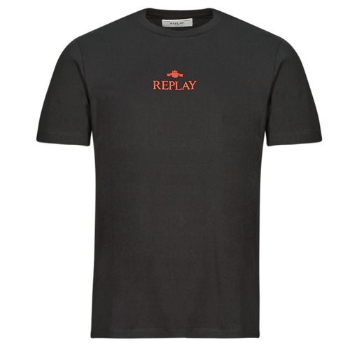 T-shirt uomo Replay ELIA nera con maniche corte, ideale per un look casual e alla moda. Realizzata in cotone di alta qualità, questa maglietta offre comfort e stile. Perfetta per ogni occasione, la T-shirt Replay ELIA è un must-have nel guardaroba maschile. Acquista ora e aggiungi un tocco di eleganza al tuo outfit!