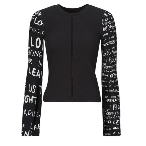 T-shirt manica lunga Donna Desigual TS REBE Nero, elegante e alla moda, perfetta per outfit casual e quotidiani. Realizzata con materiali di alta qualità, questa maglietta offre comfort e stile. Ideale per abbinamenti versatile in ogni stagione. Acquista ora la T-shirt Desigual TS REBE per un tocco unico al tuo guardaroba!