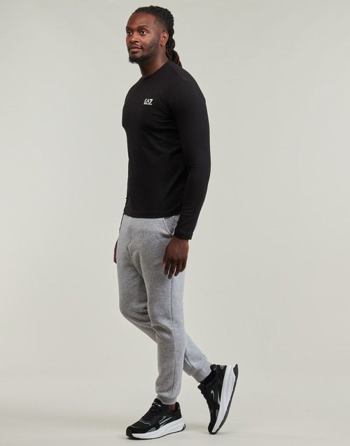 T-shirts a maniche lunghe  Emporio Armani EA7  CORE IDENTITY T-SHIRT  Nero -  T-shirts a maniche lunghe Uomo - 3