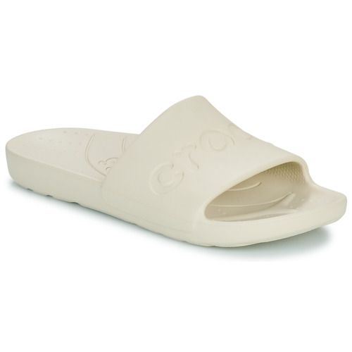 Ciabatte Uomo Crocs Slide Beige, comode e versatili, perfette per il tempo libero e l'uso quotidiano. Design elegante e alla moda, ideali per ogni occasione. 