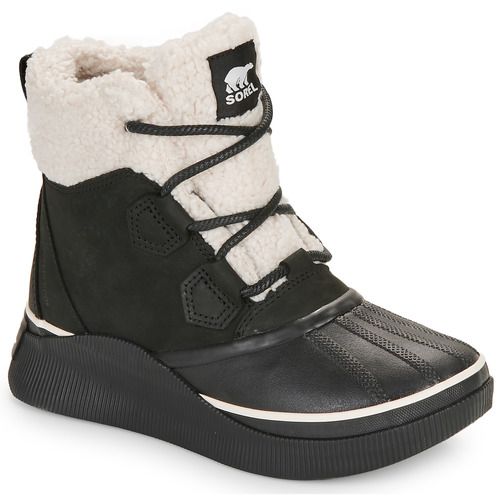 Scarpe da neve donna Sorel OUT N ABOUT IV CHILLZ WP in colorazione nera, ideali per affrontare l'inverno con stile e comfort. Design moderno e funzionale, perfette per il tempo libero e per le giornate di neve. Suola antiscivolo per una migliore aderenza e materiali impermeabili per mantenere i piedi asciutti. Acquista ora le migliori scarpe da neve per donna e preparati ad affrontare il freddo con eleganza.