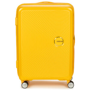 American Tourister SOUNDBOX SPINNER 67/24 TSA EXP Giallo Valigia rigida Donna