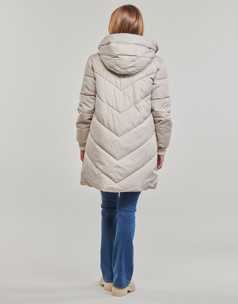 Daunenjacke JDY JDYSKYLAR GEWATTETE KAPUZENJACKE OTW NOOS Beige - Damen-Daunenjacken - 4
