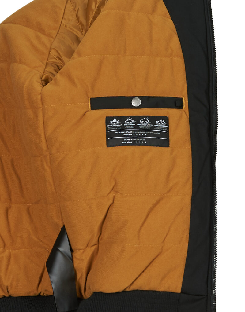 Giubbotto Volcom HERNAN 10K JACKET Nero - Giubbotti Uomo - 6
