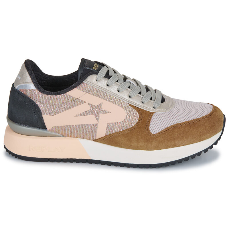 Replay FIBER W UNITED Marrone Sneakers basse Donna - 2