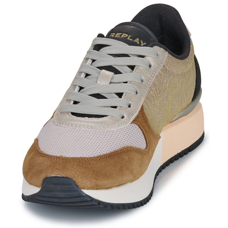 Replay FIBER W UNITED Marrone Sneakers basse Donna - 3