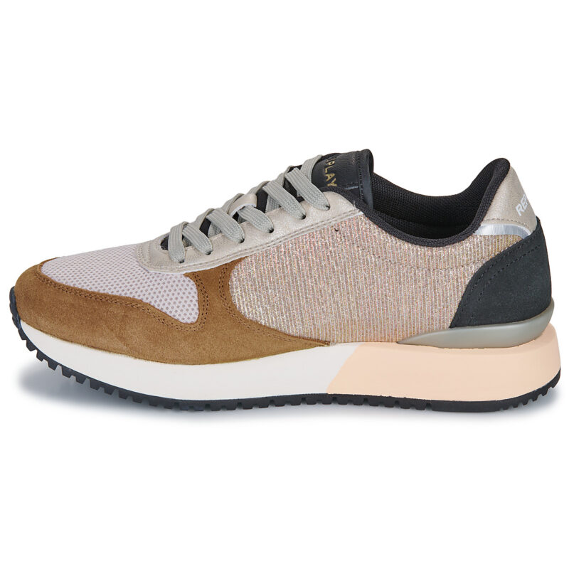 Replay FIBER W UNITED Marrone Sneakers basse Donna - 4