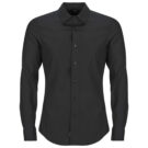 G-Star Raw UNIFORM SLIM SHIRT LS Schwarzes Langarmhemd &ndash; Herren Langarmhemden - 1