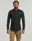 G-Star Raw UNIFORM SLIM SHIRT LS Schwarzes Langarmhemd &ndash; Herren Langarmhemden - 2