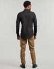 G-Star Raw UNIFORM SLIM SHIRT LS Schwarzes Langarmhemd &ndash; Herren Langarmhemden - 4
