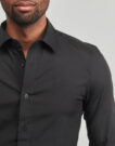 G-Star Raw UNIFORM SLIM SHIRT LS Schwarzes Langarmhemd &ndash; Herren Langarmhemden - 5