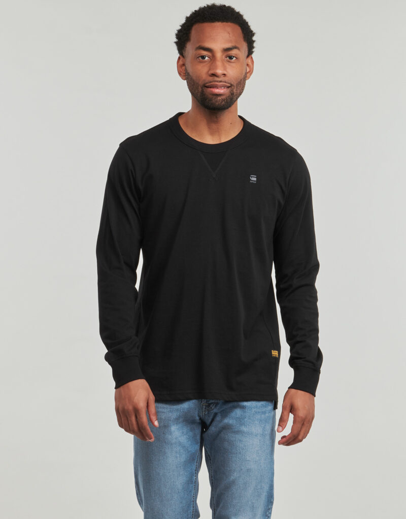 T-shirts a maniche lunghe G-Star Raw NIFOUS R T LS Nero T-shirts a maniche lunghe Uomo - 2