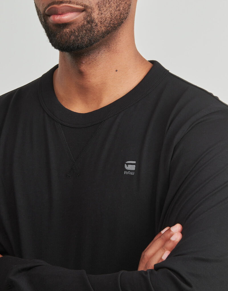 T-shirts a maniche lunghe G-Star Raw NIFOUS R T LS Nero T-shirts a maniche lunghe Uomo - 5