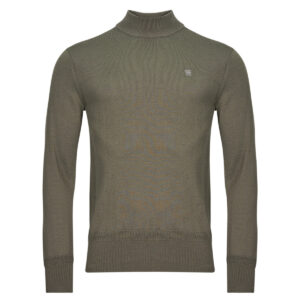 Maglione  G-Star Raw  PREMIUM CORE MOCK KNIT  Kaki -  Maglioni Uomo