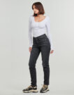 Slim-Jeans G-Star Raw ACE 2.0 SLIM STRAIGHT WMN Schwarze Slim-Jeans f&uuml;r Damen - 3