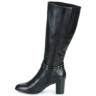 Caprice LIDIA Noir Bottes &agrave; talon Femme - 4