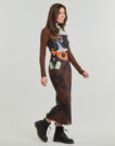 Habiller Desigual VEST LINCOLN Noir Abiti Lunghi Donna - 3