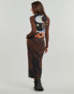 Habiller Desigual VEST LINCOLN Noir Abiti Lunghi Donna - 4