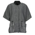 Gilet / Cardigan Desigual PONCHO HARRINGA RICHMOND V.2 Gris Gilet / Cardigan Femme - 1