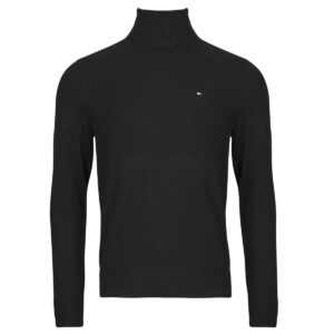 Maglione  Tommy Hilfiger  PIMA ORG CTN CASHMERE ROLL NECK  Nero -  Maglioni Uomo