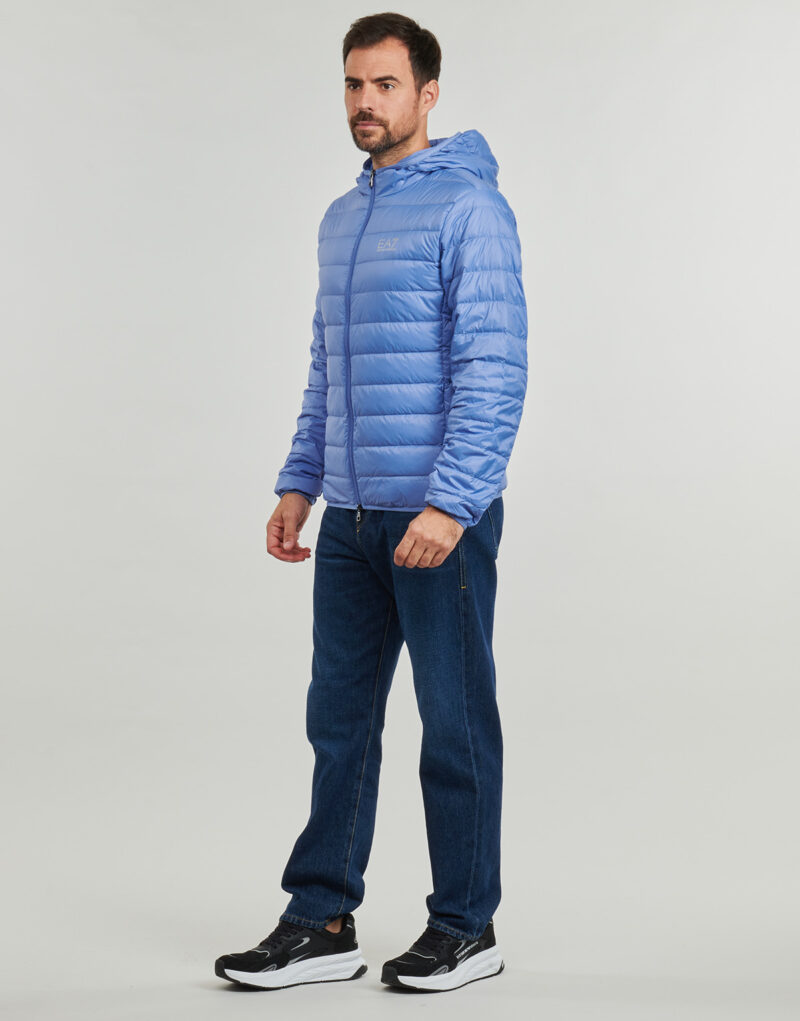 Piumino Emporio Armani EA7 CORE IDENTITY DOWN JACKET HD Blu Piumini Uomo - 3