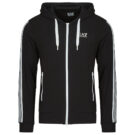 Felpe con cappuccio Emporio Armani EA7 7 LINES SWEATSHIRT Nero Felpe con cappuccio Uomo - 1