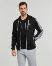 Felpe con cappuccio Emporio Armani EA7 7 LINES SWEATSHIRT Nero Felpe con cappuccio Uomo - 2