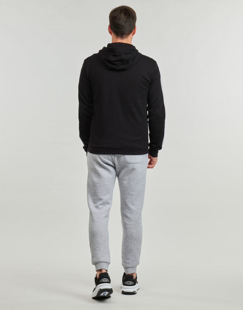 Felpe con cappuccio Emporio Armani EA7 7 LINES SWEATSHIRT Nero Felpe con cappuccio Uomo - 4