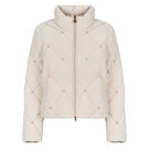 Piumino Emporio Armani EA7 WINTER BOMBER JACKET Beige Piumini Donna - 1