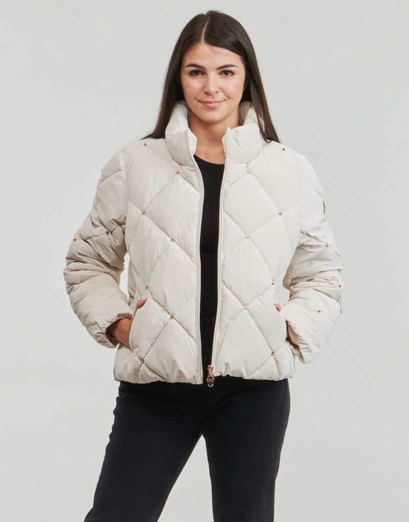 Piumino Emporio Armani EA7 WINTER BOMBER JACKET Beige Piumini Donna - 2