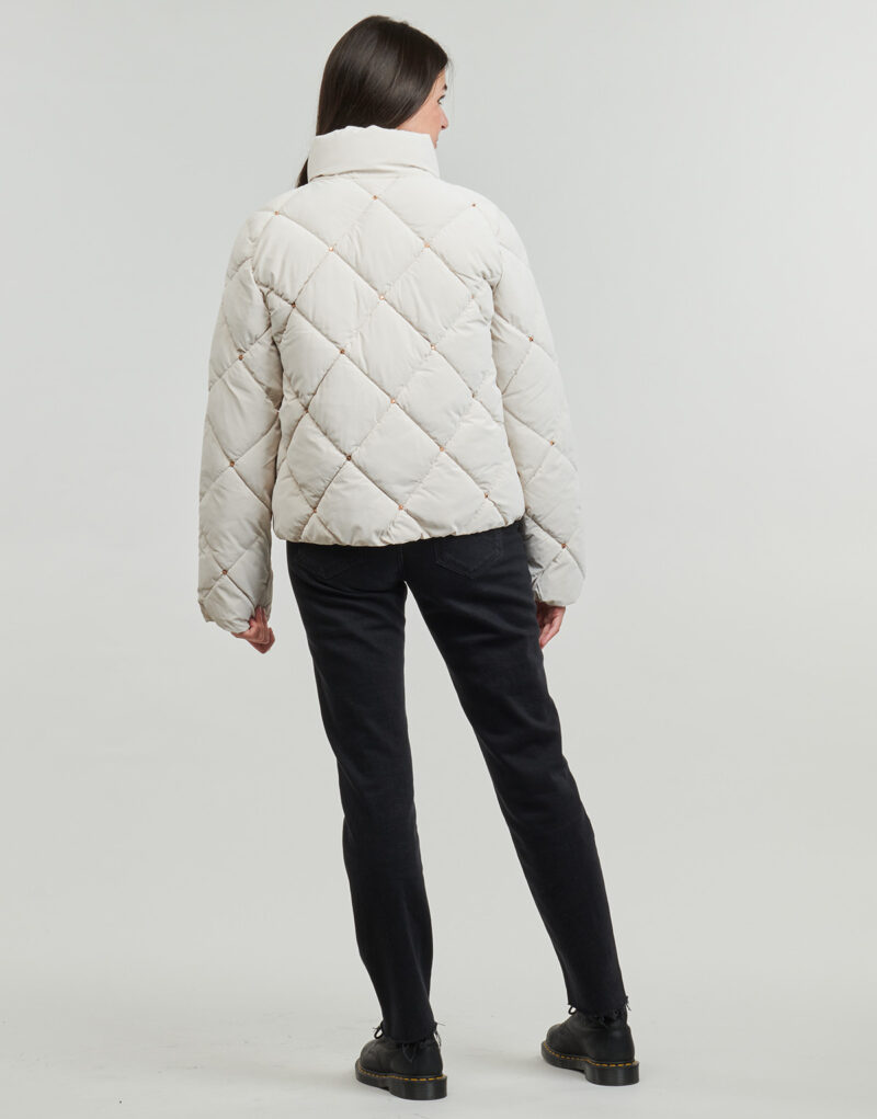 Piumino Emporio Armani EA7 WINTER BOMBER JACKET Beige Piumini Donna - 4