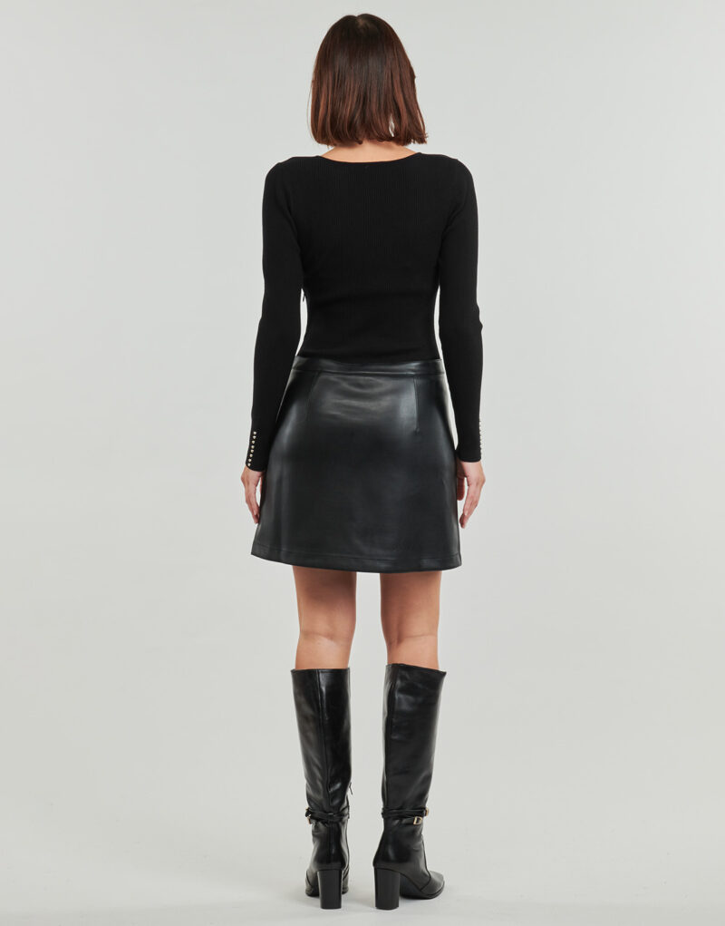 Abito corto  Morgan  REGOTA  Nero -  Abiti corti Donna - 4