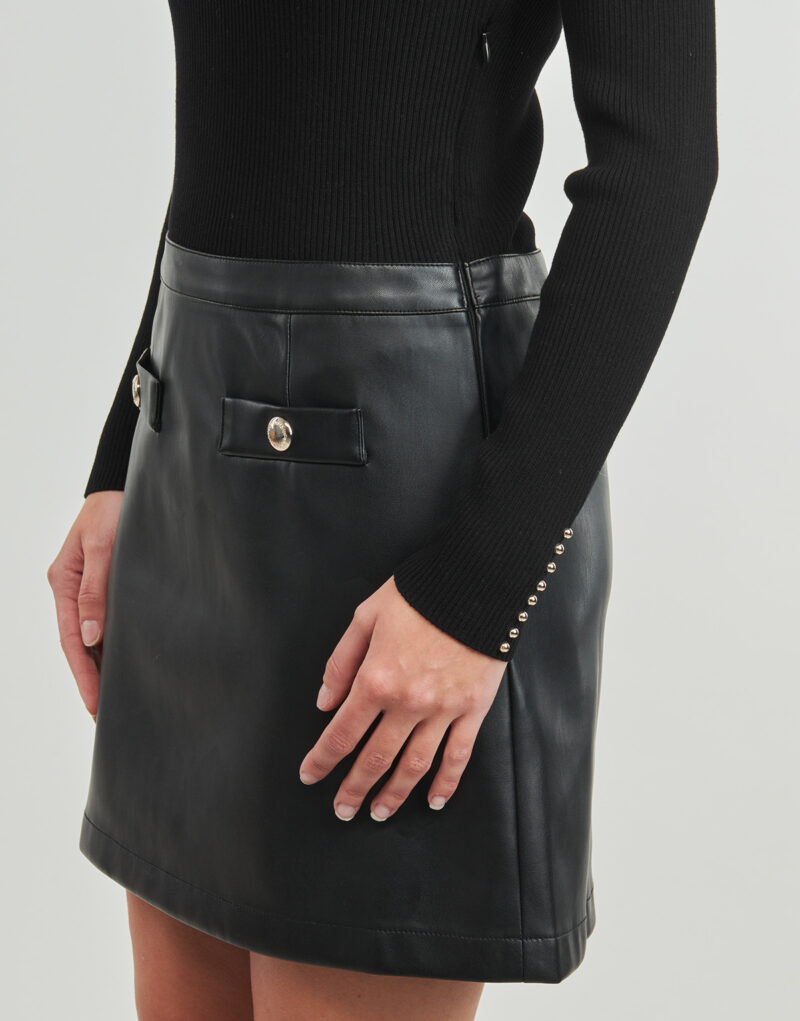 Abito corto  Morgan  REGOTA  Nero -  Abiti corti Donna - 5