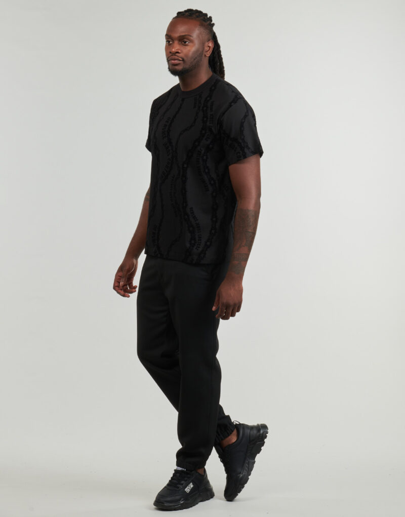 T-shirt Versace Jeans Couture MAGLIET.77GAH6R0 Nero T-shirt maniche corte Uomo - 3