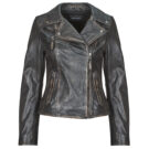 Giacca in pelle  Oakwood  CLIPS  Marrone -   Giacche in pelle Donna - 1