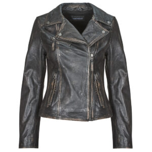 Giacca in pelle  Oakwood  CLIPS  Marrone -   Giacche in pelle Donna