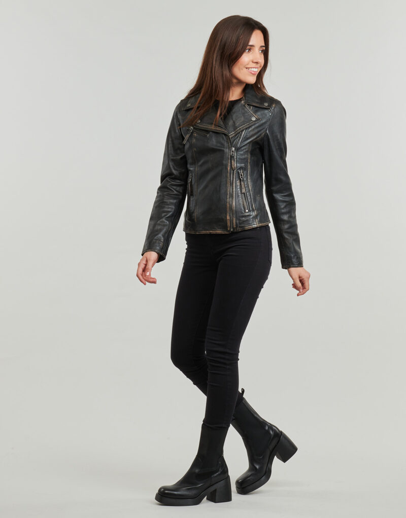 Giacca in pelle  Oakwood  CLIPS  Marrone -   Giacche in pelle Donna - 3