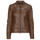 Leather jacketelle Oakwood RITZ Brown Jackets in pelle Donna - 1
