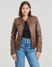 Leather jacketelle Oakwood RITZ Brown Jackets in pelle Donna - 2