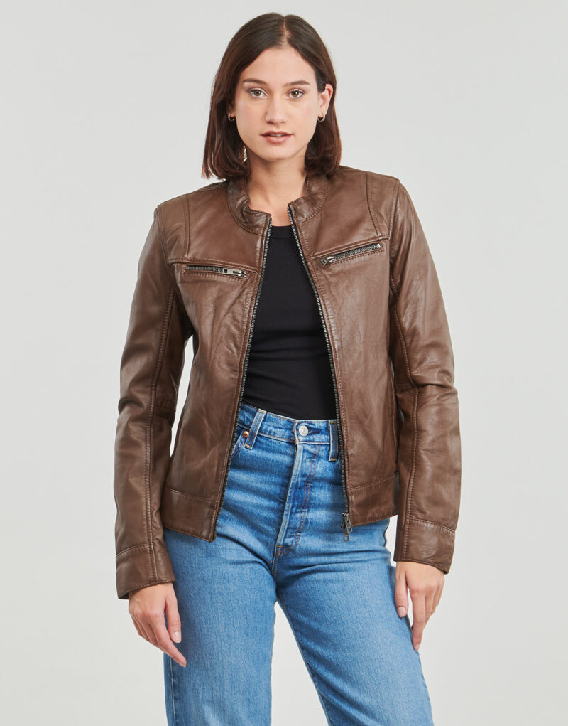 Leather jacketelle Oakwood RITZ Brown Jackets in pelle Donna - 2