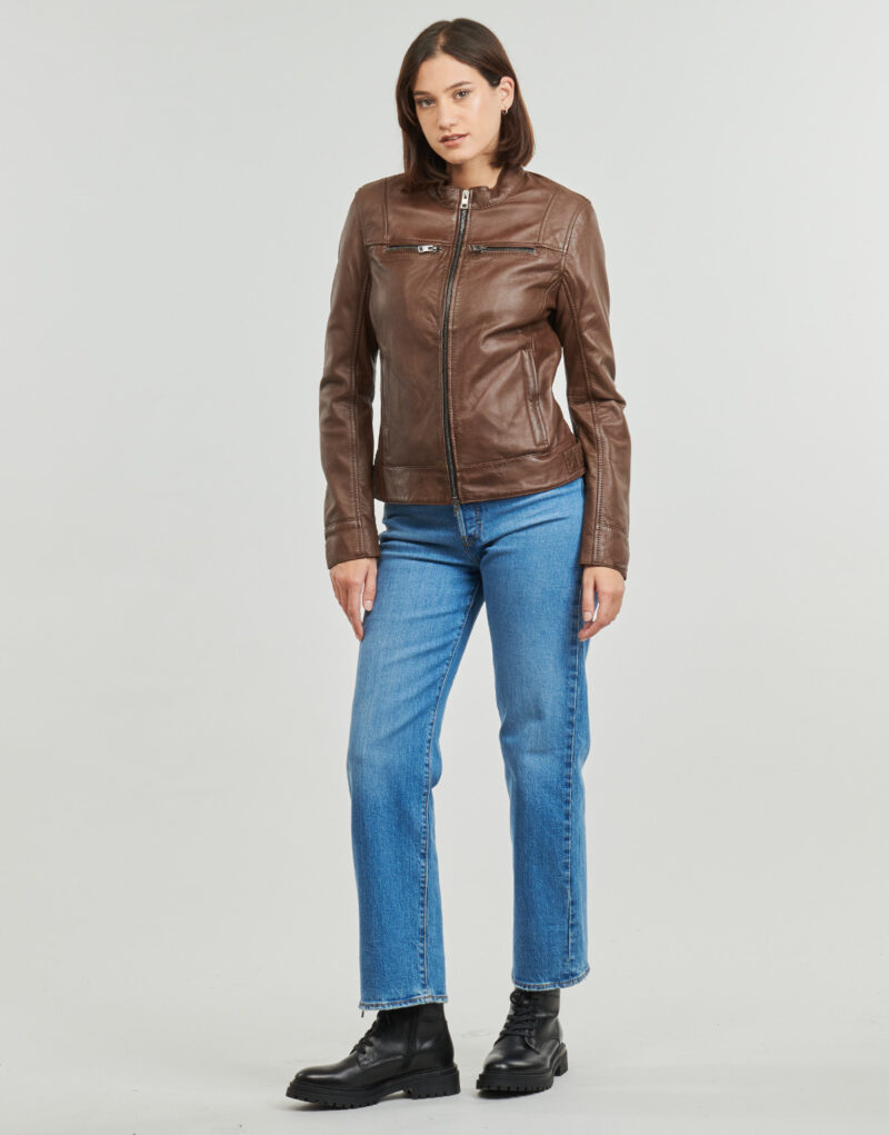 Leather jacketelle Oakwood RITZ Brown Jackets in pelle Donna - 3