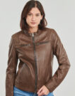 Leather jacketelle Oakwood RITZ Brown Jackets in pelle Donna - 5