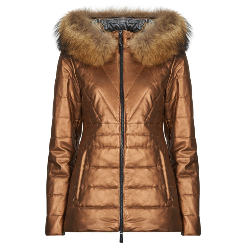Daunenjacke Oakwood ALOUNA METAL Braun Daunenjacken Damen - 1