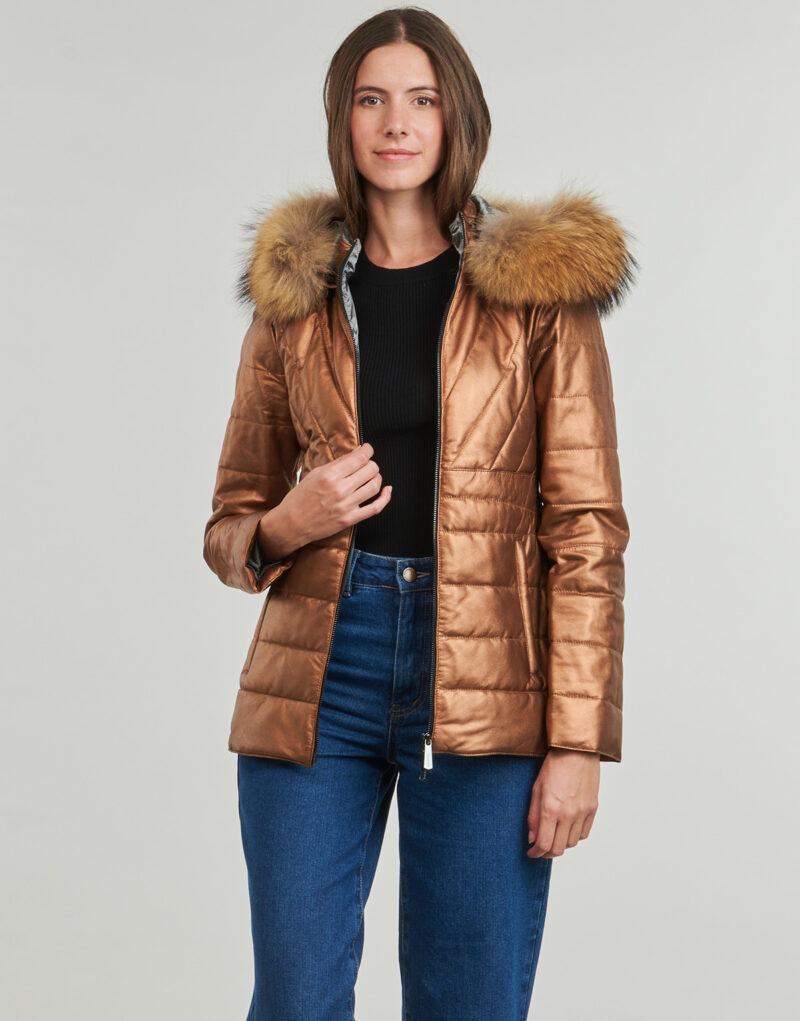 Daunenjacke Oakwood ALOUNA METAL Braun Daunenjacken Damen - 2