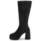 Bronx GINNY-Y Schwarze Stiefeletten mit Absatz f&uuml;r Damen - Gr&ouml;&szlig;e 4