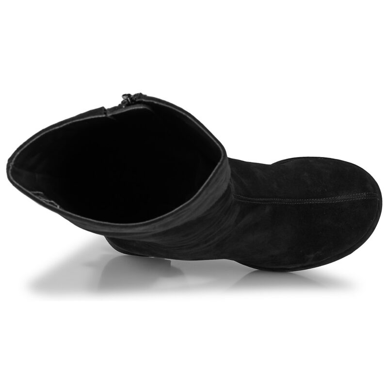 Bronx GINNY-Y Schwarze Stiefeletten mit Absatz f&uuml;r Damen - Gr&ouml;&szlig;e 6