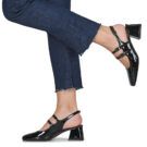 Moony Mood ESTELIA Schwarze Damenpumps - Gr&ouml;&szlig;e 8
