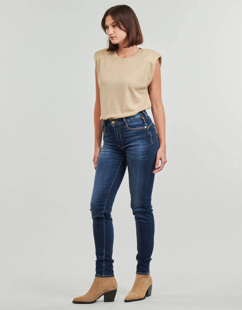 Slim-Jeans Le Temps des Cerises PULPHIGH Blu Jeans Slim Donna - 3