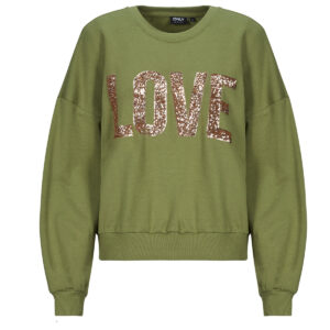 Felpe  Only  ONLKATYA   Verde -   Felpe Abbigliamento Donna